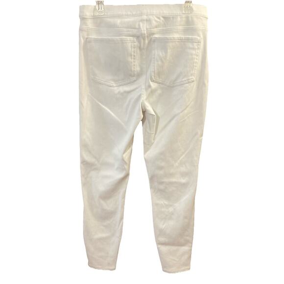 Spanx Women's White Denim Skinny Jean Leggings NWT Sz XL Slimming Sarah Blakely - Picture 3 of 8